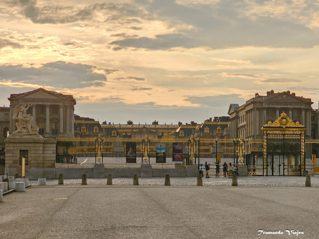 Versailles al atardecer