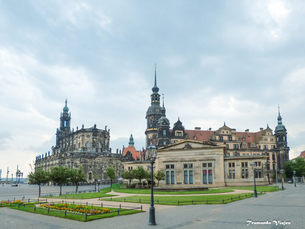 Casco histórico en Dresden