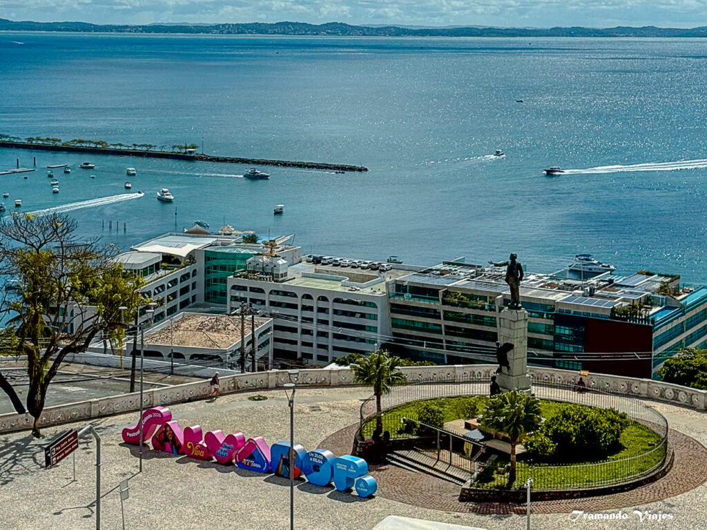 Vista de la Bahía de Todos los Santos en Salvador de Bahía