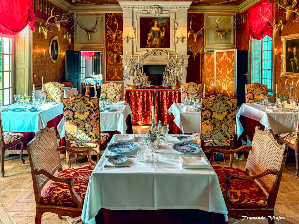 Restaurant del Château Louise de La Vallière en el Valle del Loira