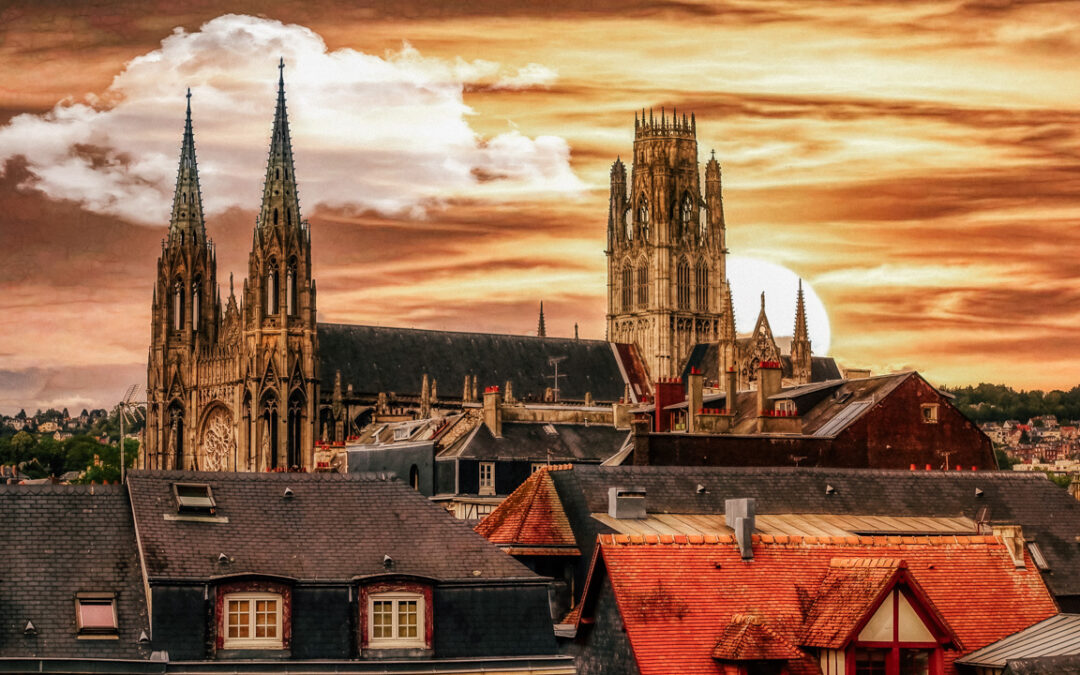 Catedral de Rouen y patrimonio religioso de Normandía