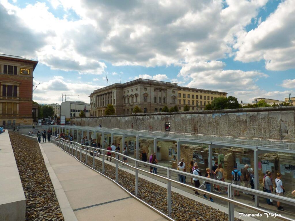 Tramo del Muro en Topographie des Terrors, Berlín