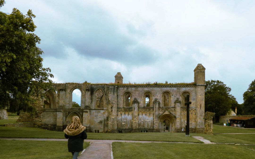 Ruinas de la Abadía de Glastonbury en Somerset