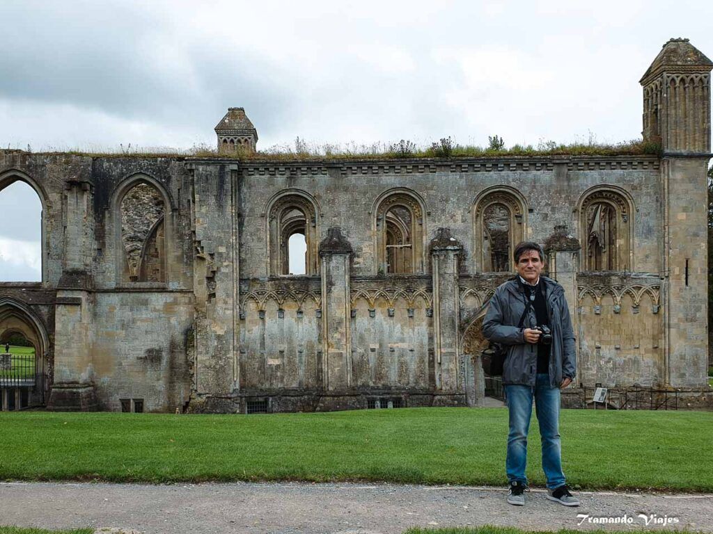 Ruinas de la Abadía de Glastonbury en Inglaterra